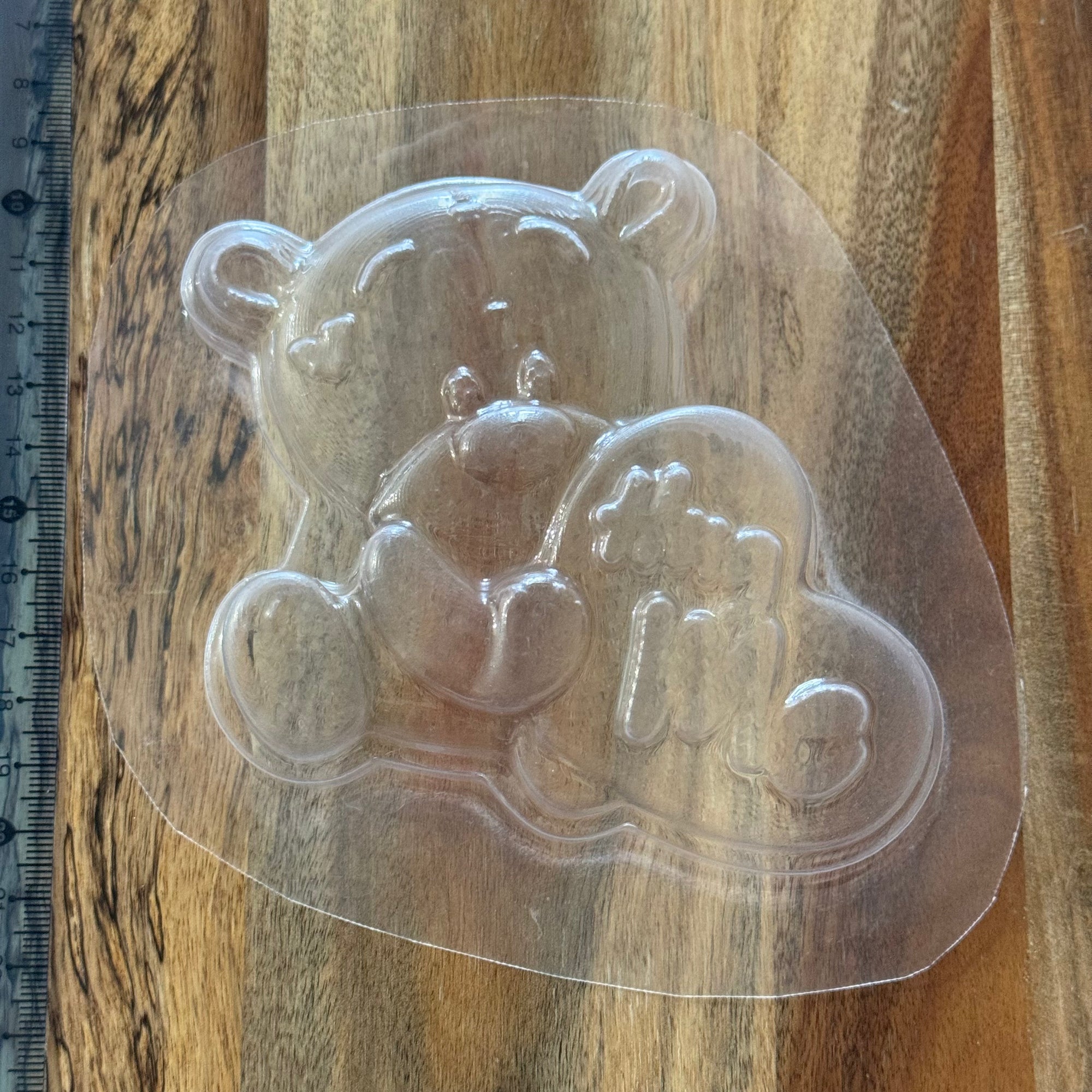 Hug Me text Bear Mould #220
