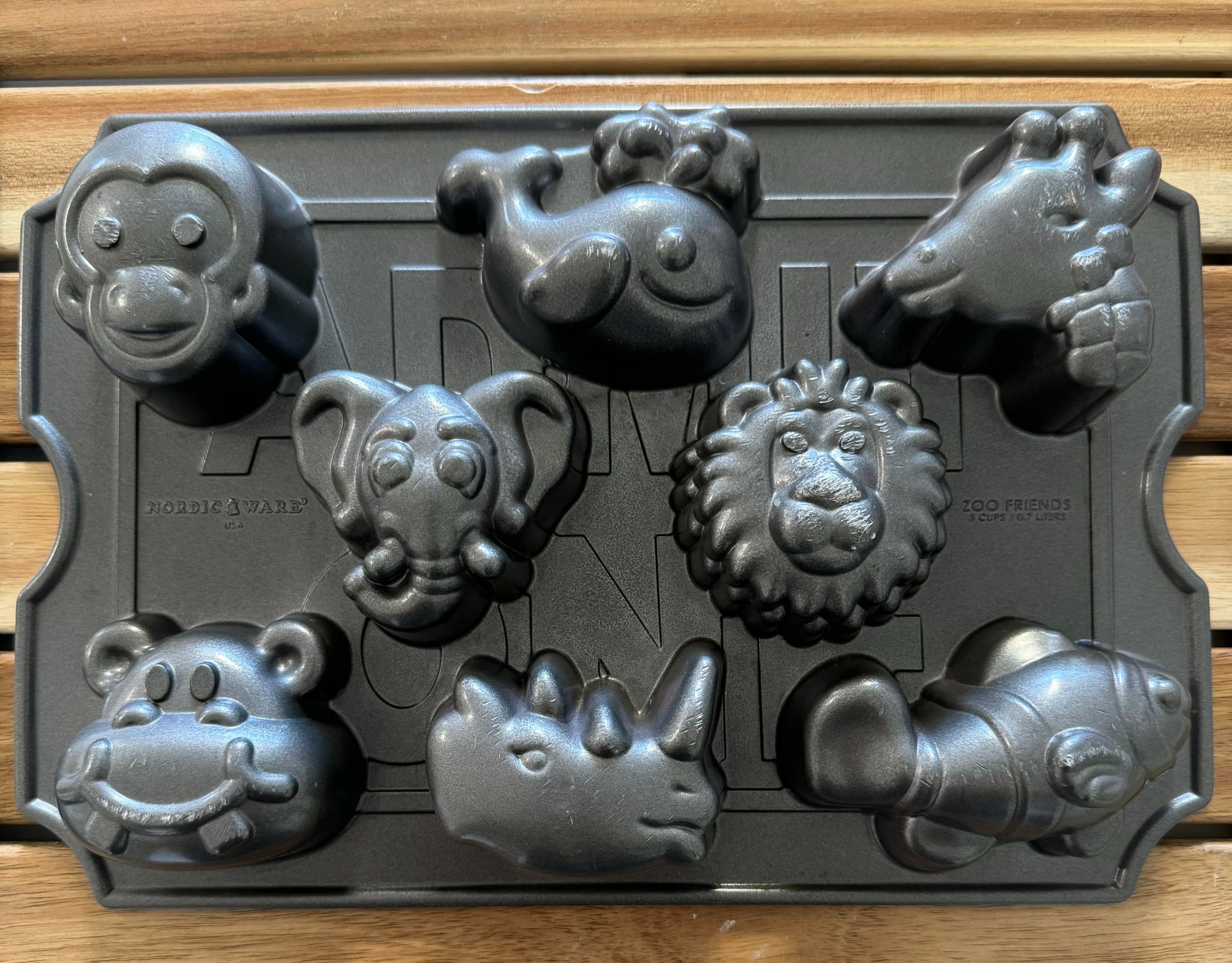 Zoo Animal Nordic Ware Cake Tray (used for bath bombs) #45