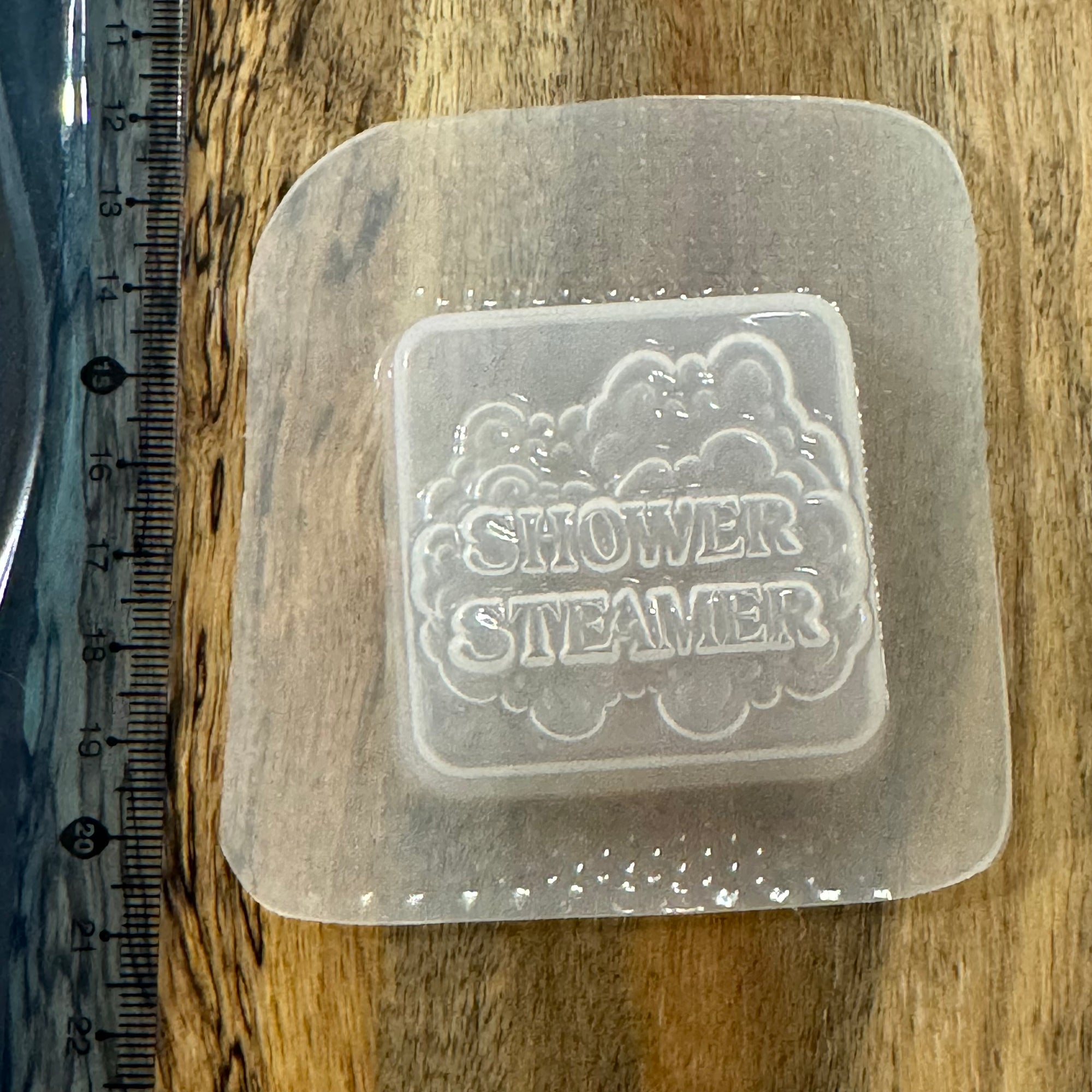 Shower Steamer (text) Mould #365
