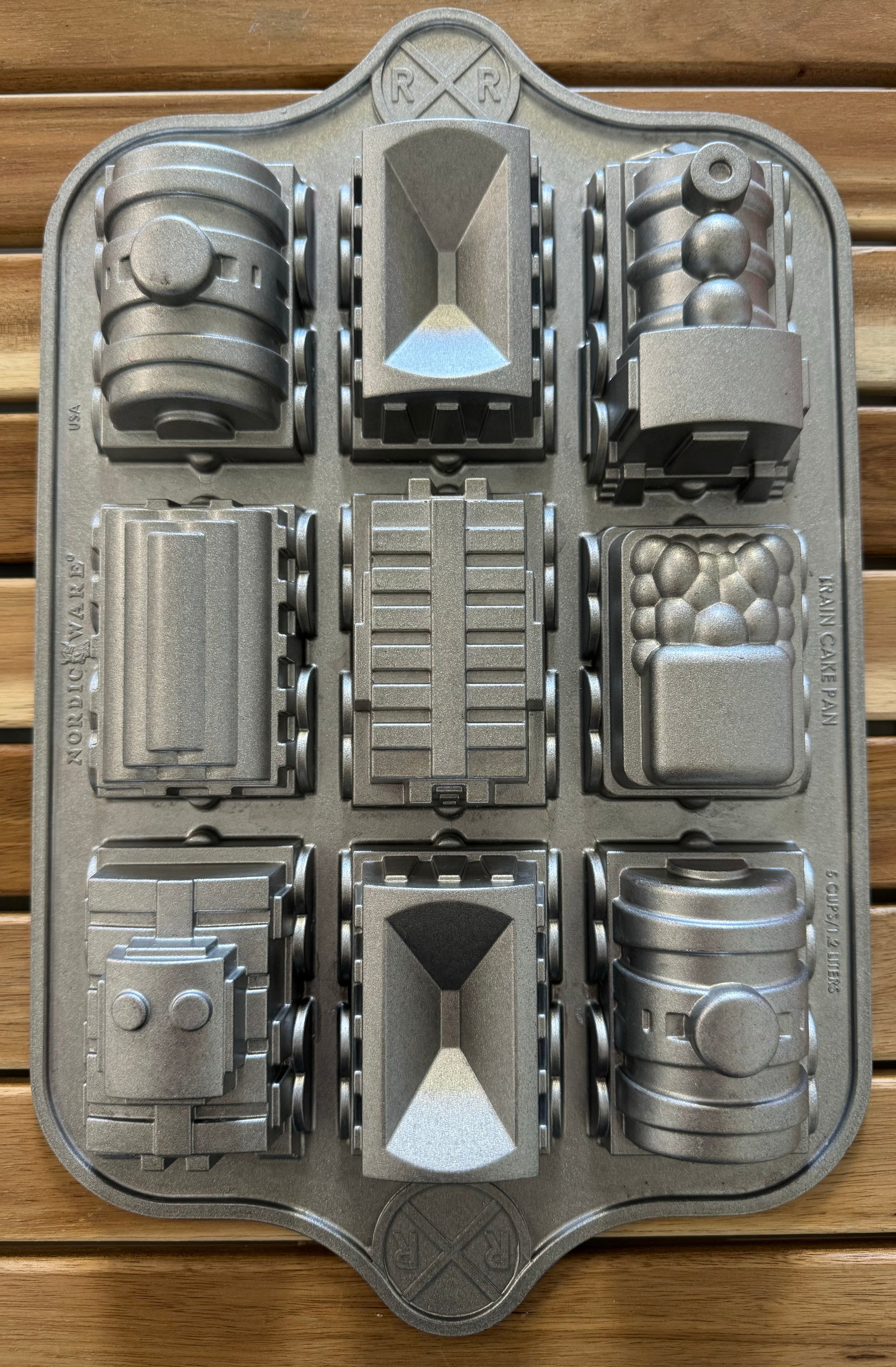Train Cake Pan Nordic Ware Cake Tray (used for bath bombs) #53